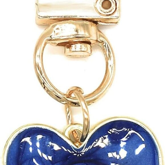 Evil Eye Keychains Sweat-heart Keychains Protection Charm for Women Men Car Key - Picture 1 of 3